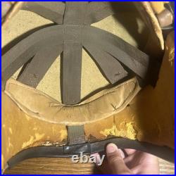 Named Korean War U. S. Jet Pilot Helmet With Liner. Gentexite Nice Piece