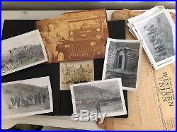 Named WWII/Korean War Photo Album Insignia grouping 25th Infantry 27th Wolfhound