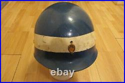 Navy/ Air force MP or police helmet liner Korean war