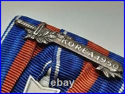 Netherlands Military Medal Korea Korean War Cross Commemorative Dutch Clasp 1950