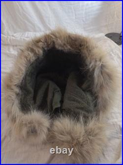 New Military Parka Hood Extreme Cold Weather Fits M-1951 Fishtail Real Fur M51