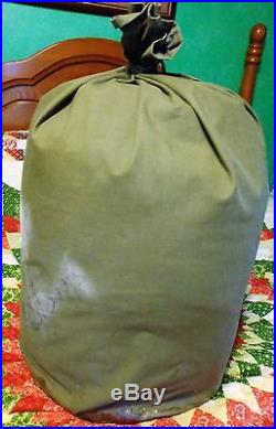 New Vtg Korean War Issue Evacuation Sleeping, Duffel & Plastic Bag Rated -60f