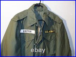 Nice Clean Named U. S. Army M51 Field Jacket WithInsignia, Regular Small, M-1951