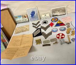 Nice Collection Of Military Memorabilia Korean War 1950's, Ranking Badges