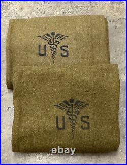 Nos Us Army Medical Blanket Korean War 1952 & 1953, T-90