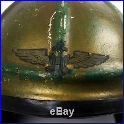 Original Korean War Era Usn Us Navy Jet Pilot Flight Helmet Type H-4 Identified