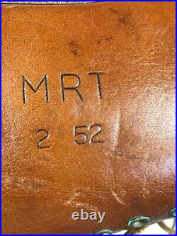 ORIGINAL M1 Garand Part Korean War M1C M1D Sniper Rifle Leather Cheek Pad 1952