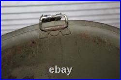 Original 1950's Era U. S. Army Rear Seam M1 Helmet withChinstraps & Named Liner