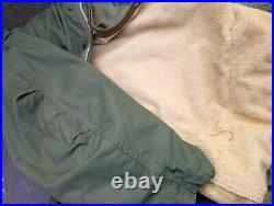 Original 1956 dated M51 US fishtail Parka MOD with Liner MEDIUM NO hood insert