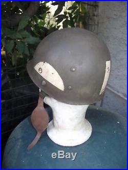 Original Airborne Paratrooper M1 Helmet Korean War