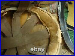 Original KOREAN WAR GENTEXITE US Jet Pilot Flight Helmet FOLK ART MUST SEE