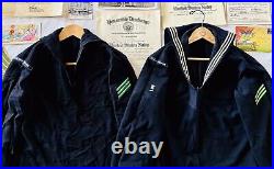 Original Korea Vietnam War Us Navy Corpsman Lot Patch Uniforms Photo Theater Hat