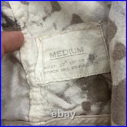 Original Korean Early Vietnam War Us Army M1950 Winter White Camo Parka-medium