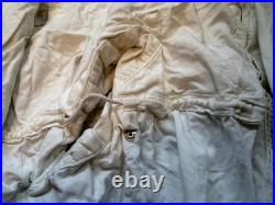 Original Korean Early Vietnam War Us Army M1950 Winter White Camo Parka-medium