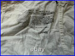 Original Korean Early Vietnam War Us Army M1950 Winter White Camo Parka-medium