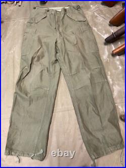 Original Korean Early Vietnam War Us Army M1951 Combat Field Trousers-medium