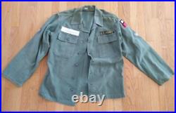 Original Korean Vietnam Era War U. S. Army Patched Uniform Shirt Jacket Pants