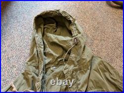 Original Korean Vietnam War Us Army Infantry M-51 Winter Parka-large