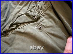 Original Korean Vietnam War Us Army Infantry M-51 Winter Parka-large