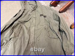 Original Korean Vietnam War Us Army Infantry M-51 Winter Parka-xlarge