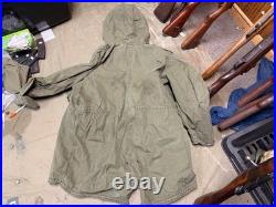 Original Korean Vietnam War Us Army Infantry M-51 Winter Parka-xlarge
