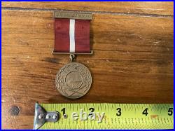 Original Korean War Engraved Uscg Coast Guard Good Conduct Medal