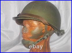 Original Korean War Era M1C Helmet & M1C Liner Paratrooper Rare Post WW2 McCord