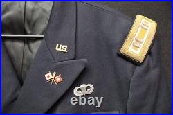 Original Korean War Era US Army Signal Corps Officers Dress Uniform Jump Wings