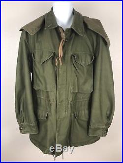 Original Korean War M-51 Field Jacket Southern Sportswear Co & M-43 Hood Combo S