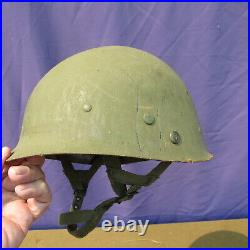 Original Korean War M1C Paratrooper helmet Proper Original Liner