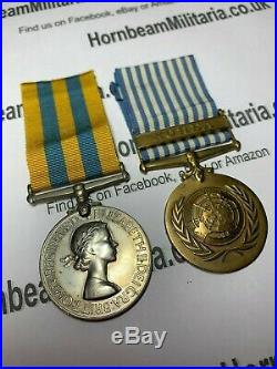 Original Korean War Medal Pair, Original Ribbons, Excellent Condition