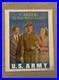 Original Korean War Poster Career For High School Leaders US Army 22x28