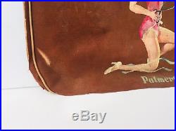Original Korean War Soldier Hand painted Pin Up Sexy Girl on Soldiers Bag