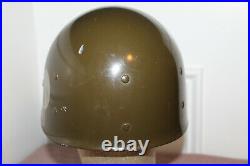 Original Korean War U. S. Army 1952 d. 29th Inf Div. Double Decal M1 Helmet Liner