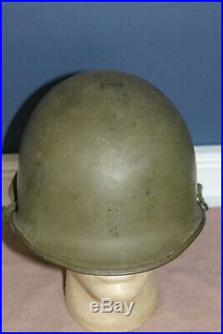 Original Korean War U. S. Army 44th Division Artillery Officer's Helmet withLiner