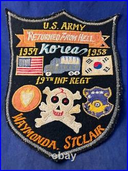 Original Korean War U. S. Army Infantry Back Patch Insignia