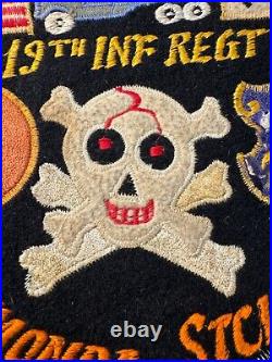 Original Korean War U. S. Army Infantry Back Patch Insignia