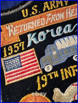 Original Korean War U. S. Army Infantry Back Patch Insignia