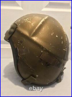 Original Korean War US Gentex H4 Flight Helmet Complete with Liner Size Medium