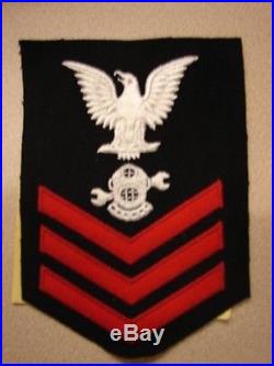 Original Korean War US Navy 1st Class Petty Officer UNDERWATER DIVER Rate