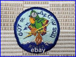 Original Korean War USAF 607th A. C & W SQUADRON patch US AIR FORCE patches