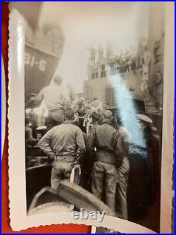 Original Korean War USMC Ephemera Grouping Named Pictures Military Documents
