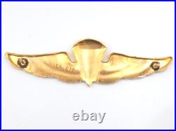 Original Korean War USMC Navy Paratrooper Jump Wings Ser 678 H&H