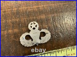 Original Korean War Us One Piece Master Paratrooper Wings Sterling
