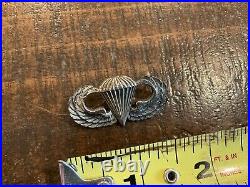 Original Korean War Us Paratrooper Wings Sterling And Hallmarked