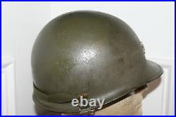 Original Late WW2/Korean War Era U. S. Army Major's M1 Helmet & Liner Set