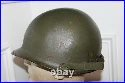 Original Late WW2/Korean War Era U. S. Army Major's M1 Helmet & Liner Set