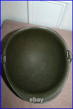 Original Late WW2/Korean War Era U. S. Marine's M1 Helmet & Liner Set withInsignia