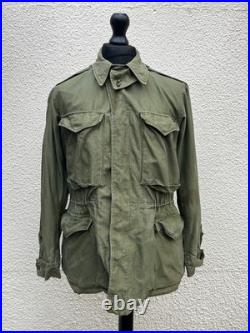 Original M-1950 Korean War U. S Army Military Field Jacket-Small 38 Chest
