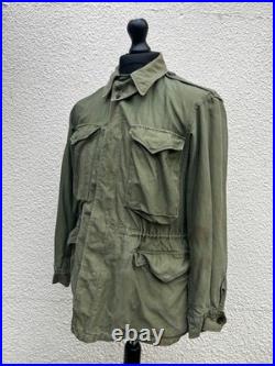 Original M-1950 Korean War U. S Army Military Field Jacket-Small 38 Chest